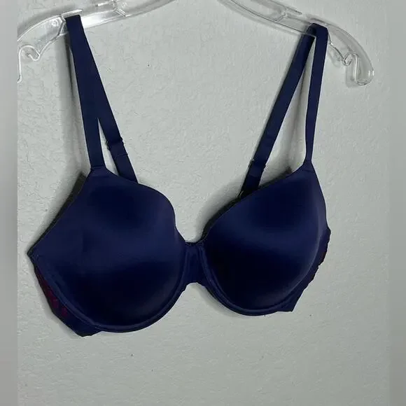 NWOT Natori Frame Contour Underwire in Dark Blue Combo – 36DDD - Picture 4 of 9